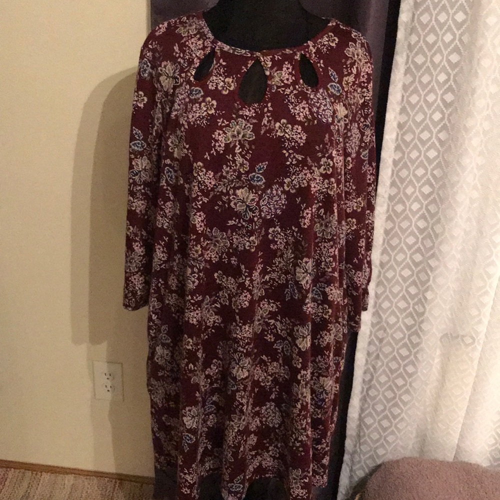 Floral print dress